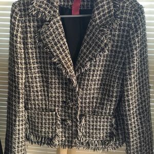 Houndstooth blazer, XL